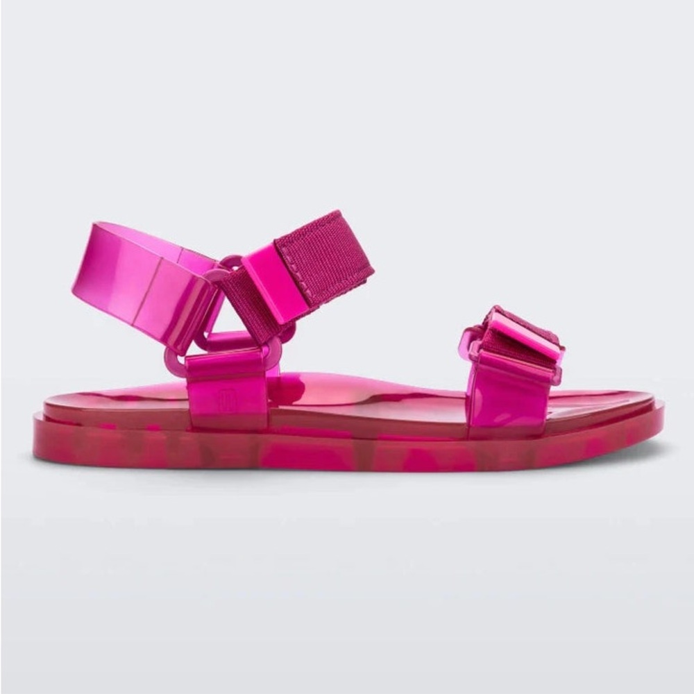 Melissa Wide Papete sandal pink sz 6